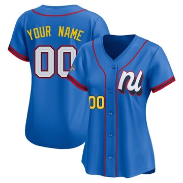 Custom Women's Limited Colorado Rockies Blue National League 2025 All-Star Edition Jersey