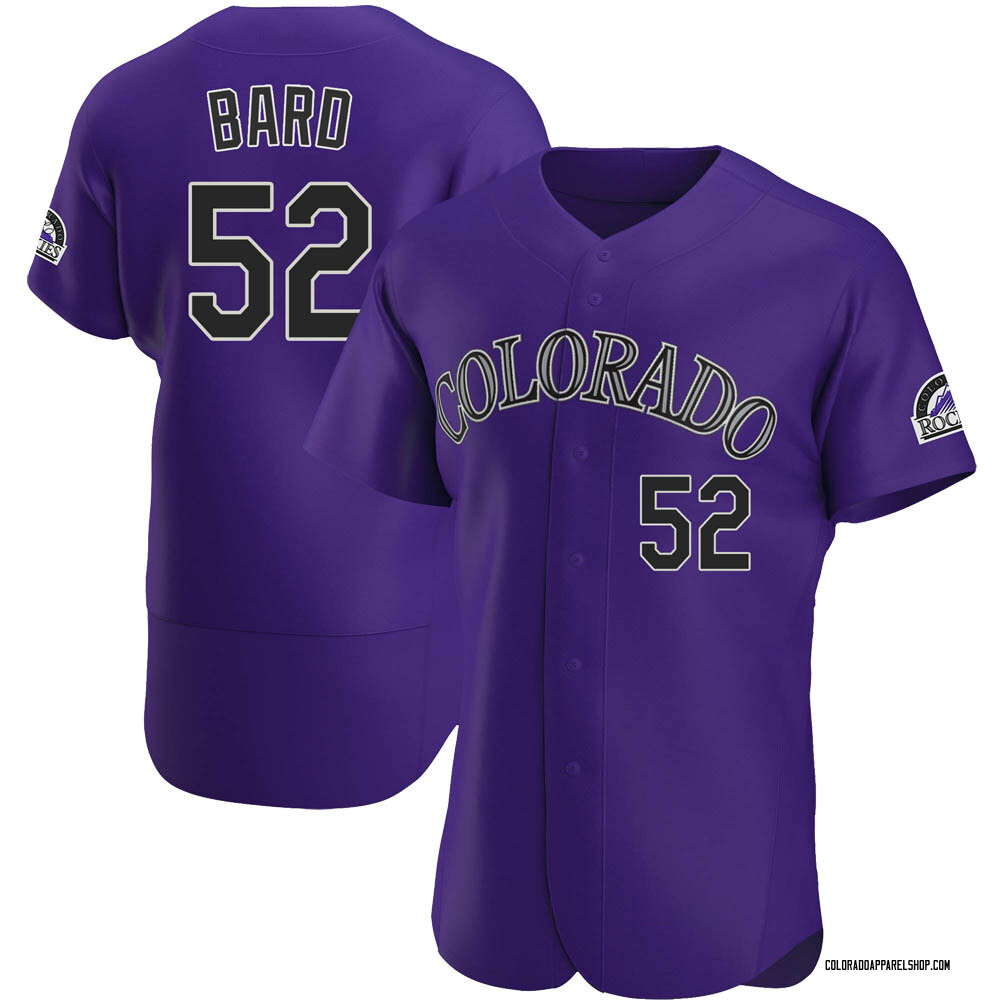 Daniel Bard Men's Authentic Colorado Rockies Purple Alternate Jersey