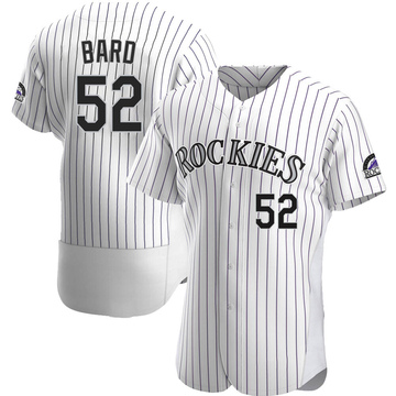 Daniel Bard Men's Authentic Colorado Rockies White Home Jersey
