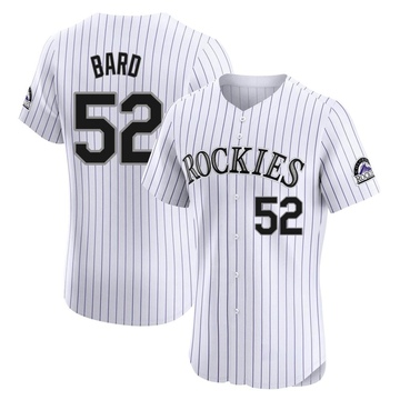 Daniel Bard Men's Elite Colorado Rockies White Home Jersey