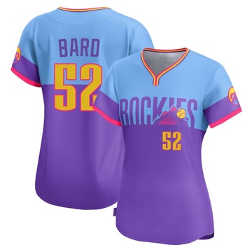 Daniel Bard Women's Limited Colorado Rockies Purple/Light Blue 2025 City Connect Jersey