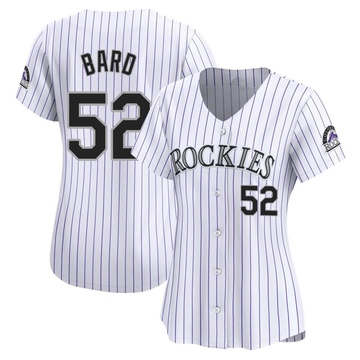 Daniel Bard Women's Limited Colorado Rockies White Home Jersey