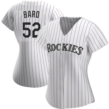 Daniel Bard Women's Replica Colorado Rockies White Home Jersey