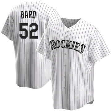 Daniel Bard Youth Replica Colorado Rockies White Home Jersey