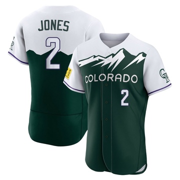 Greg Jones Men's Authentic Colorado Rockies Green 2022 City Connect Jersey