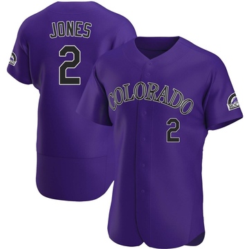 Greg Jones Men's Authentic Colorado Rockies Purple Alternate Jersey