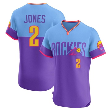 Greg Jones Men's Elite Colorado Rockies Purple/Light Blue 2025 City Connect Jersey