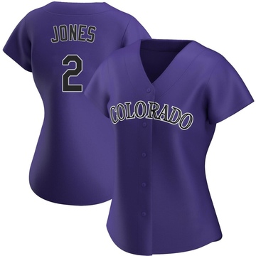 Greg Jones Women's Authentic Colorado Rockies Purple Alternate Jersey