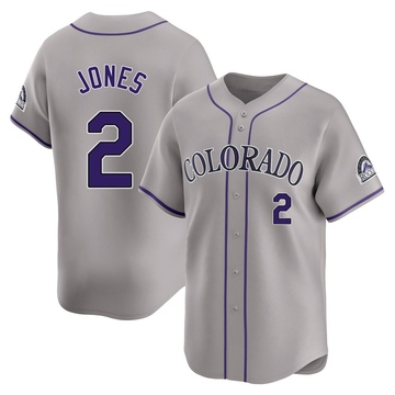 Greg Jones Youth Limited Colorado Rockies Gray Road Jersey