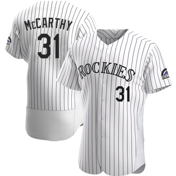 Jake McCarthy Men's Authentic Colorado Rockies White Home Jersey