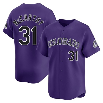 Jake McCarthy Youth Limited Colorado Rockies Purple Alternate Jersey