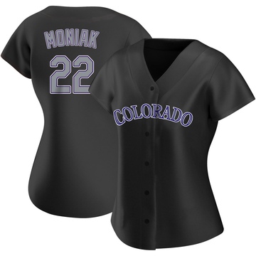 Mickey Moniak Women's Authentic Colorado Rockies Black Alternate Jersey