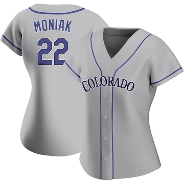 Mickey Moniak Women's Authentic Colorado Rockies Gray Road Jersey
