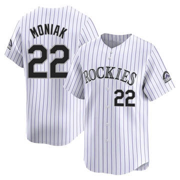 Mickey Moniak Youth Limited Colorado Rockies White Home Jersey
