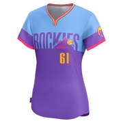 Nick Anderson Women's Limited Colorado Rockies Purple/Light Blue 2025 City Connect Jersey