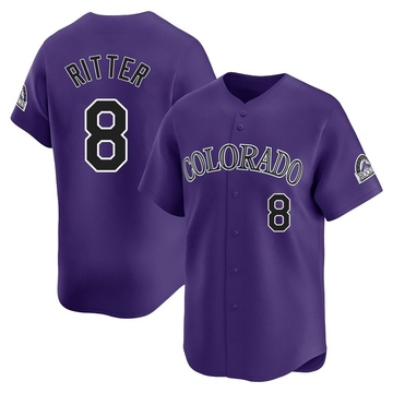 Ryan Ritter Men's Limited Colorado Rockies Purple Alternate Jersey