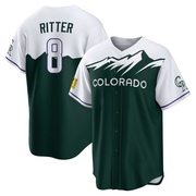 Ryan Ritter Men's Replica Colorado Rockies Green 2022 City Connect Jersey