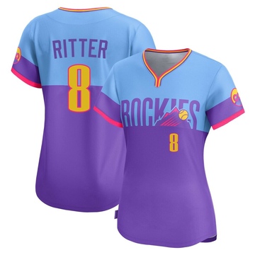 Ryan Ritter Women's Limited Colorado Rockies Purple/Light Blue 2025 City Connect Jersey