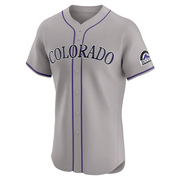 Sean Bouchard Men's Elite Colorado Rockies Gray Road Jersey