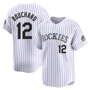 Sean Bouchard Men's Limited Colorado Rockies White Home Jersey