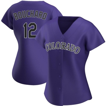 Sean Bouchard Women's Replica Colorado Rockies Purple Alternate Jersey
