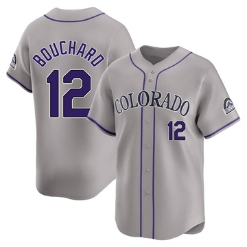 Sean Bouchard Youth Limited Colorado Rockies Gray Road Jersey
