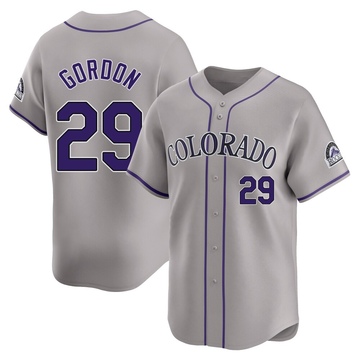Tanner Gordon Men's Limited Colorado Rockies Gray Road Jersey