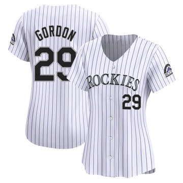 Tanner Gordon Women's Limited Colorado Rockies White Home Jersey