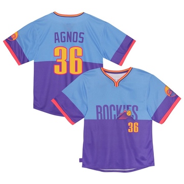Zachary Agnos Toddler Limited Colorado Rockies Purple/Light Blue 2025 City Connect Jersey
